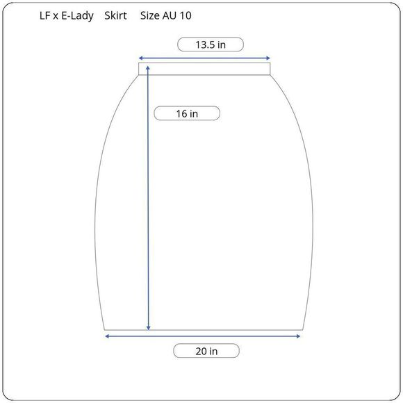 LF x E Lady Gray Faux Leather Mini Skirt Size AU 10 - Picture 6 of 6